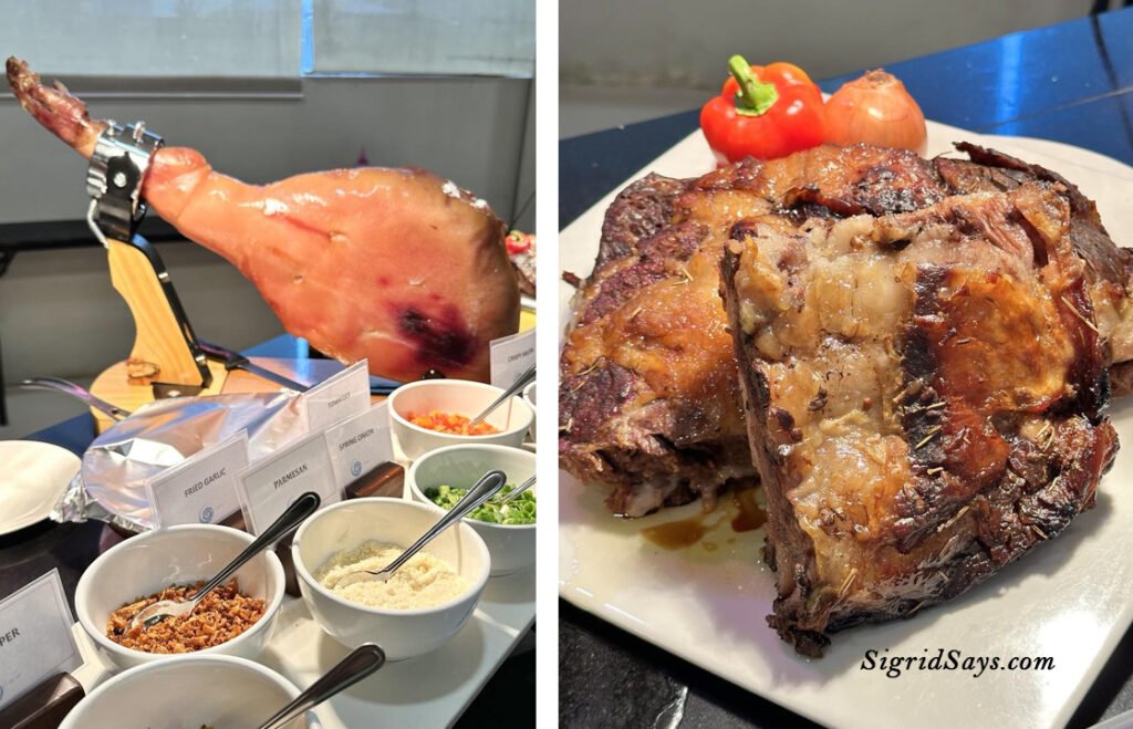 L'Fisher Hotel weekend buffet - international cuisine - Bacolod City - Bacolod hotel - Ripples Restaurant - ham - beef brisket, ham leg, whole-leg ham, British beef brisket, carving station. food, Bacolod restaurants, visit Bacolod 